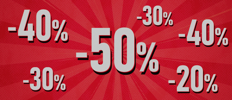 BIG WAREHOUSE CLEARANCE up to -50%