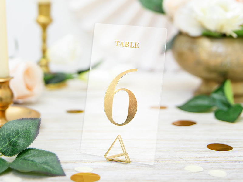 Table numbers