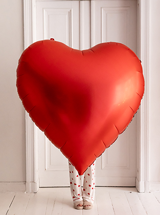 Valentine's Day Foil Balloons