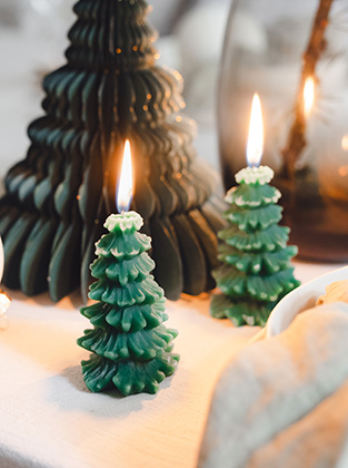 Candles and candle holders