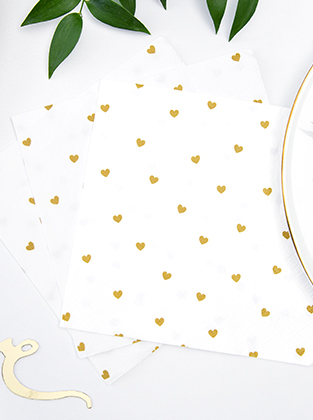 Napkins with print