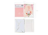Card with enamel pin Bride, 10.5x15 cm