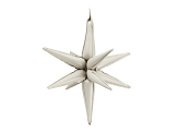 3D foil balloon Star, 105cm, beige
