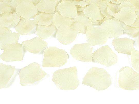 Rose petals in a bag, cream (1 pkt / 100 pc.)