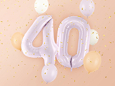 Foil Balloon Number ''4'', 72cm, purple