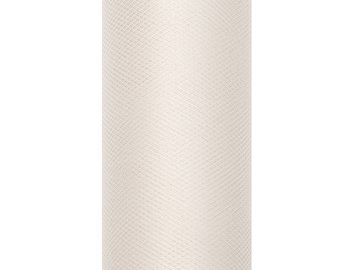 Tulle Plain, cream, 0.15 x 9m