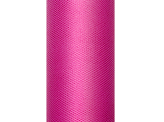 Tulle Plain, fuchsia, 0.3 x 9m