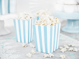 Decorative boxes for popcorn - Little Plane, mix, 7.5 x 7.5 x 12.5 cm (1 pkt / 6 pc.)