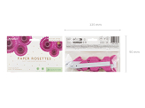 Decorative Rosettes, Dark Pink, 20-30cm (1 pkt / 3 pc.)