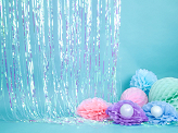 Tissue paper Pompom, light misty blue, 25cm