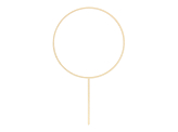 Wooden topper Hoop, 24.5cm
