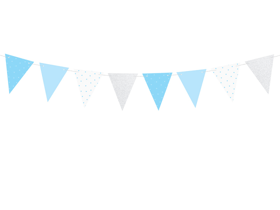 Garland 1st Birthday - Flags, 1.3m