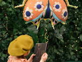 Foil balloon Ladybug, 87x75 cm, mix