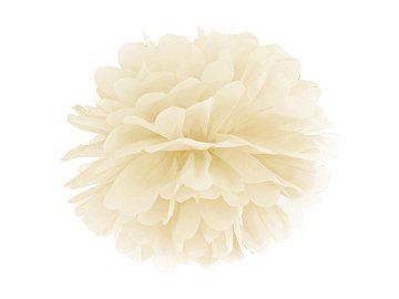 Tissue paper Pompom, cream, 35cm