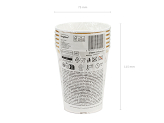 Flowers Cups, mix, 220 ml (1 pkt / 6 pc.)