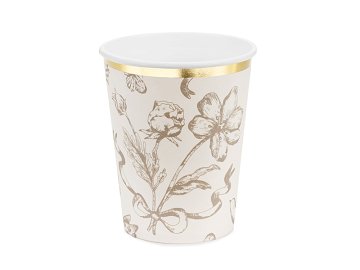 Flowers Cups, mix, 220 ml (1 pkt / 6 pc.)