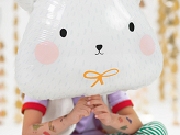Foil balloon Polar bear, 51x45cm, mix