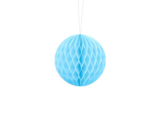 Honeycomb Ball, sky-blue, 10cm