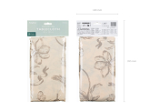 Tablecloth Beige Flowers, 180x120 cm