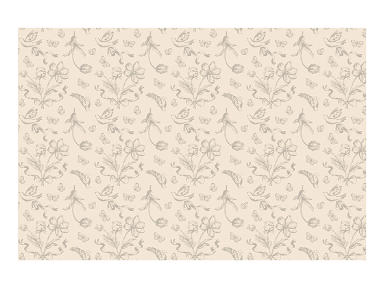 Tablecloth Beige Flowers, 180x120 cm