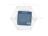 Plates Happy B'day!, navy blue, 20cm (1 pkt / 6 pc.)