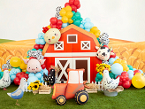 Standing foil balloon Tractor, 72x63.5 cm, mix