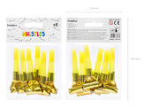 Whistles, gold (1 pkt / 6 pc.)