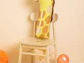 Foil Balloon Number 1 - Giraffe, 42x90 cm, mix