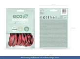 Eco Balloons 26cm metallic, red (1 pkt / 10 pc.)