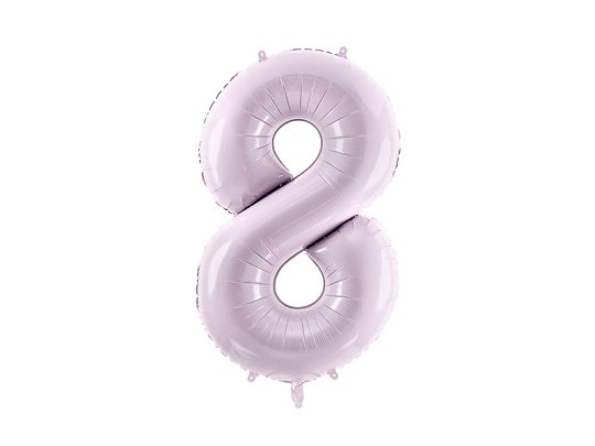 Foil Balloon Number ''8'', 72cm, purple