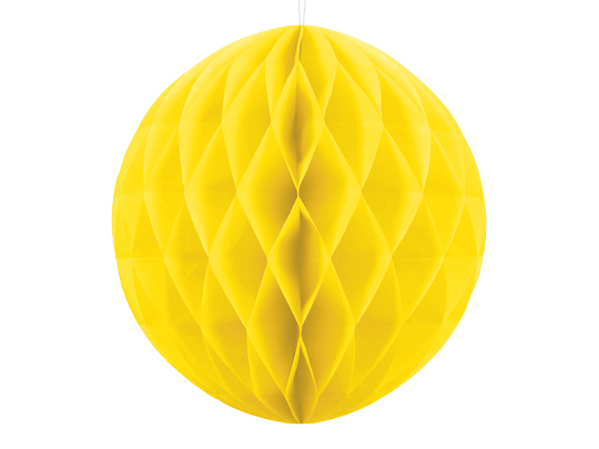 Honeycomb Ball, yellow, 30cm