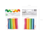 Paper garland Rainbow Fans, 2.5m, mix
