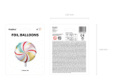 Foil balloon Candy, 35cm, mix