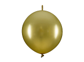 Linking balloons, 33 cm, gold (1 pkt / 20 pc.)