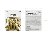 Linking balloons, 33 cm, gold (1 pkt / 20 pc.)