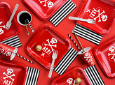 Cups Pirates Party, red, 220ml (1 pkt / 6 pc.)