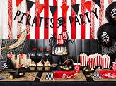 Cups Pirates Party, red, 220ml (1 pkt / 6 pc.)