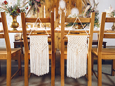 Macrame, off-white, 30x49cm