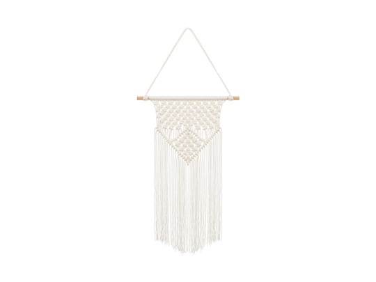 Macrame, off-white, 30x49cm