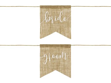 Chair signs Bride Groom (1 pkt / 2 pc.)