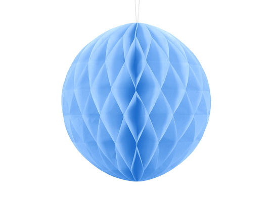 Honeycomb Ball, light blue, 30cm