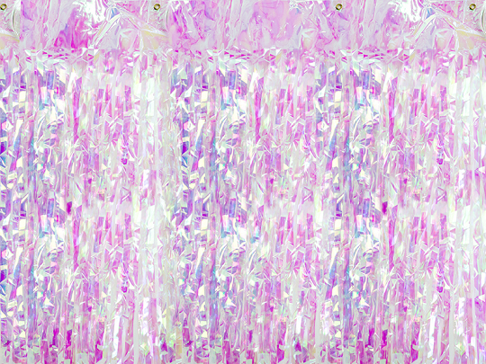 Party curtain, iridescent, 90 x 250cm