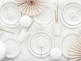 Paper Cups, white, 250ml (1 pkt / 6 pc.)