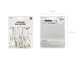 Linking balloons, 33 cm, white (1 pkt / 20 pc.)