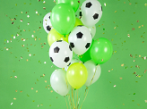 Balloons 30cm, Football, Pure White (1 pkt / 50 pc.)