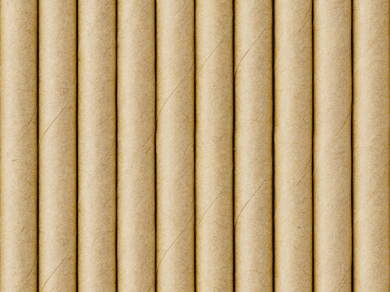 Paper straws, kraft, 19.5cm (1 pkt / 10 pc.)
