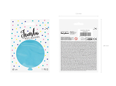 Round Balloon 60cm, Pastel Light Blue