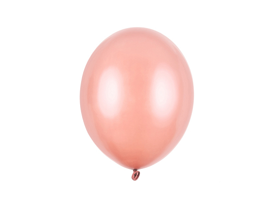 Strong Balloons 27cm, Metallic Rose Gold (1 pkt / 50 pc.)