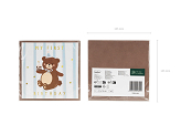 Birthday Card Bear, mix, 14x14 cm