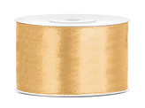 Satin ribbon, light honey, 38mm/25m